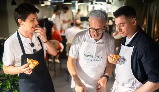 Pizza and gelato making in Milan