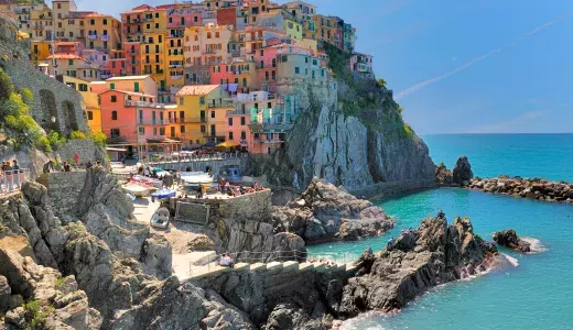 Cinque Terre view of the cinque terre