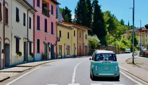 Fiat Topolino Chianti tour