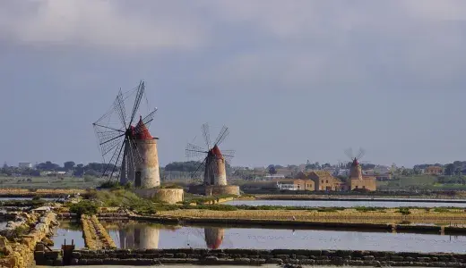 Mill of the Salt Route in Marsala Erice and Marsala full-day tour
