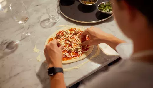 pizza making