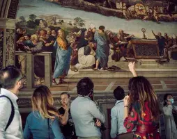 Vatican Museums with the guide