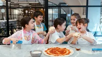 Bambini impastano compleanno roma