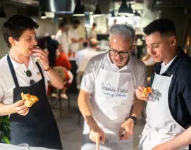 Pizza and gelato making in Milan
