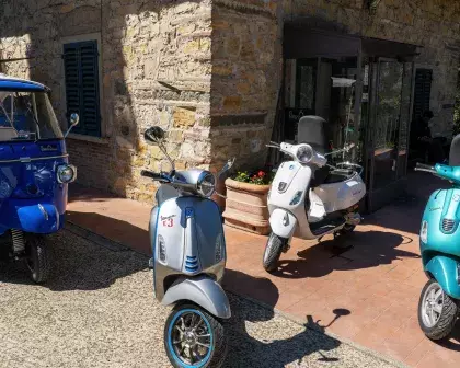 Towns of Italy Vespa