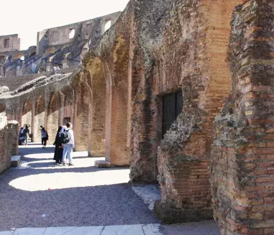 Visit the interior of the Colosseum