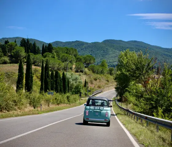 Fiat Topolino Chianti tour