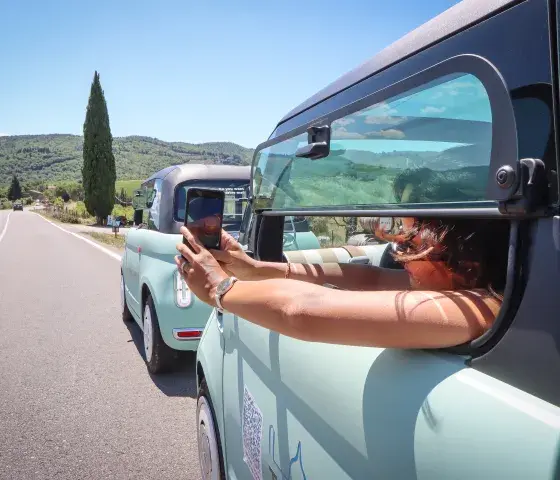 Fiat Topolino Chianti tour