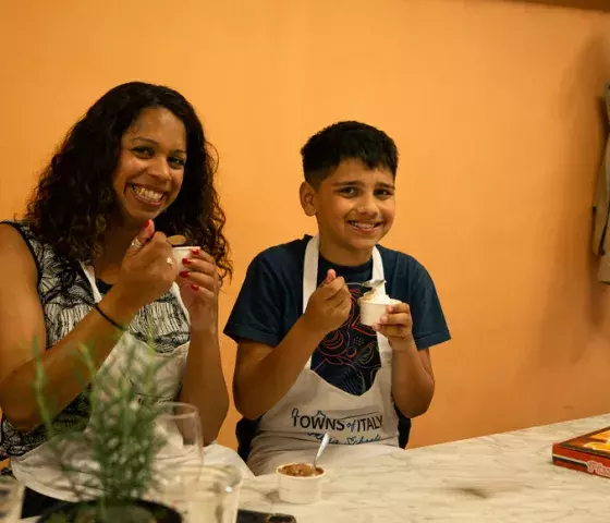 pizza and gelato in Florence