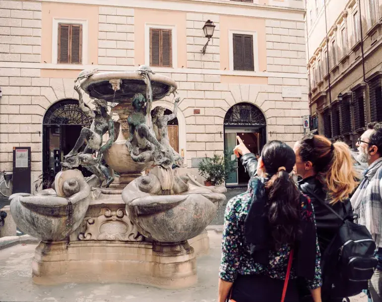 walking tour in the centre of Rome