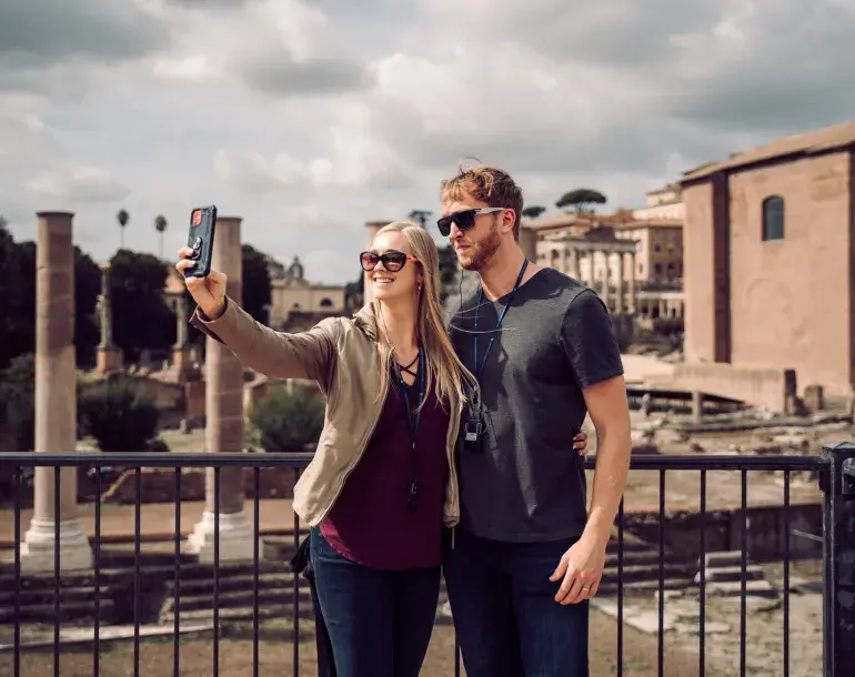 visit the Roman Forum and the Colosseum