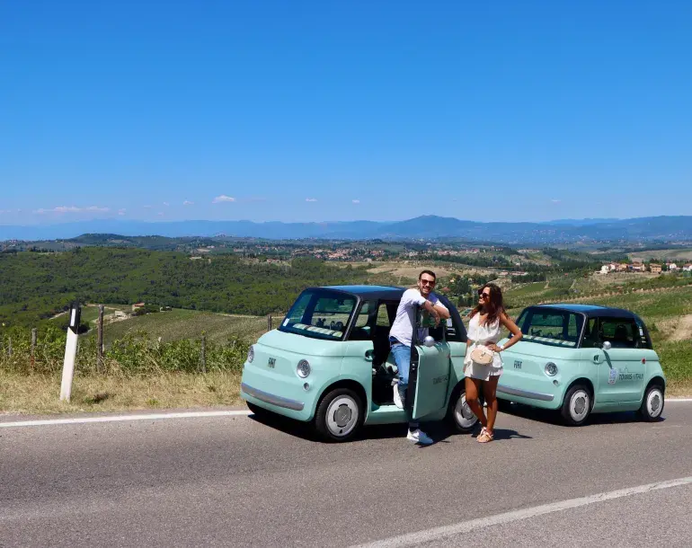 Fiat Topolino Chianti tour