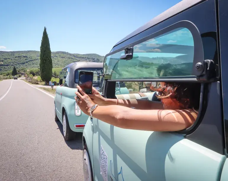 Fiat Topolino Chianti tour
