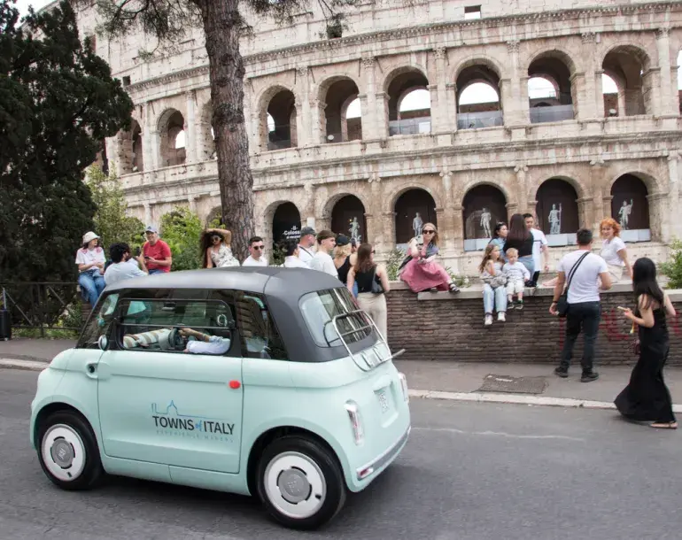E-drive car experience in Rome