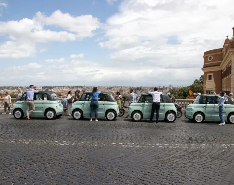 E-drive car experience in Rome