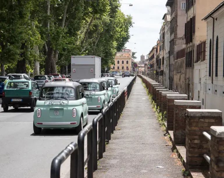 E-drive car experience in Rome