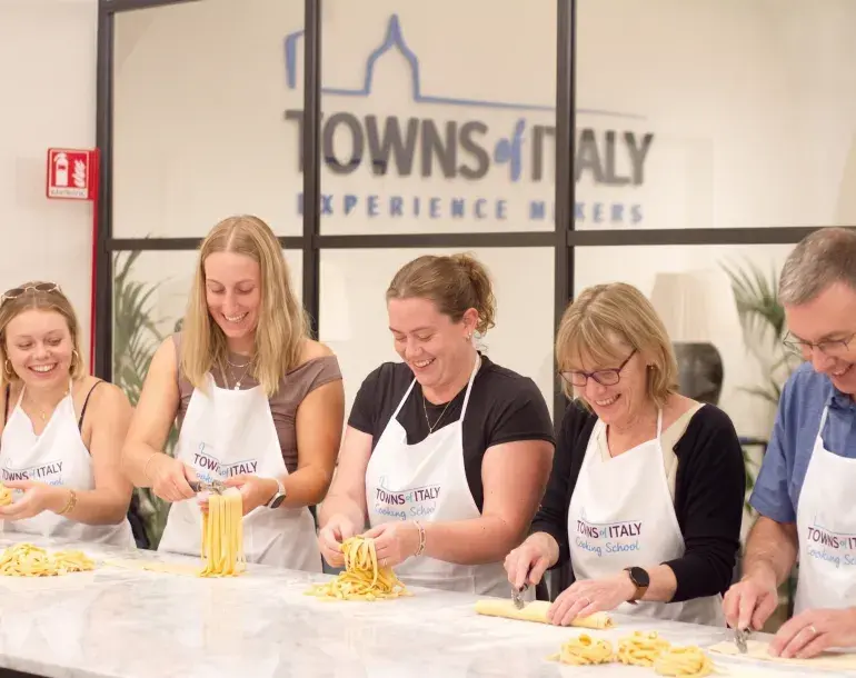 making tagliatelle in rome