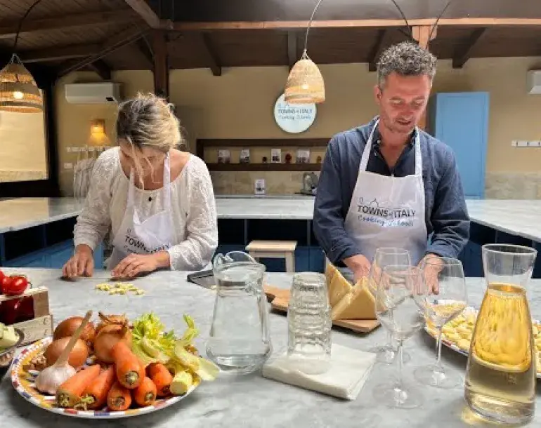 Preview image for the video "Cooking class and Mercato del Capo tour in Sicily!".