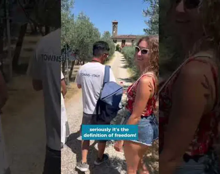 Preview image for the video "Vespa + Tuscany = Best day ever".