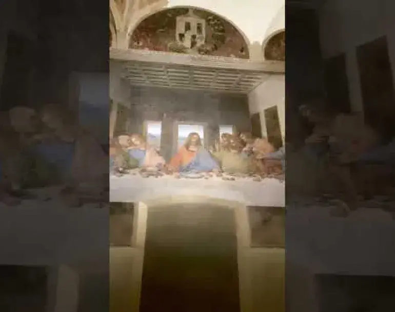 Preview image for the video "Skip-the-line Last Supper guided tour".